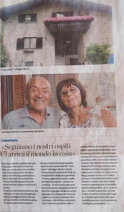 Casa Colori Villa Poggiridenti Dış mekan fotoğraf